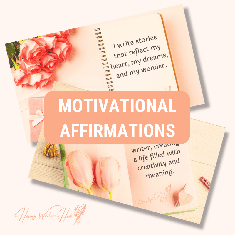 Motivational affirmations for writers