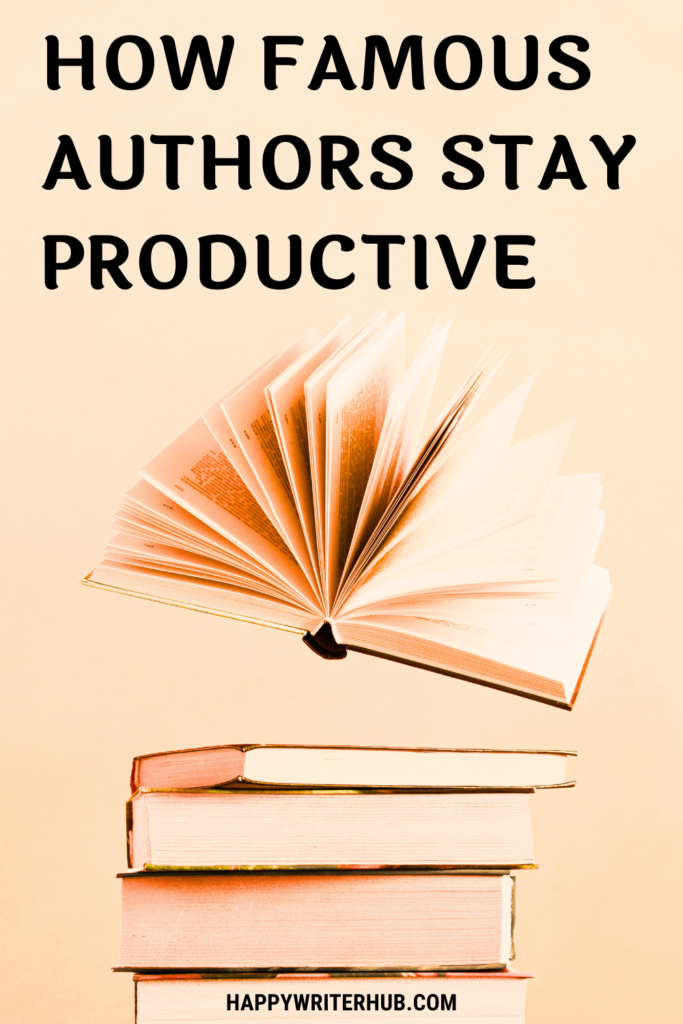 Writing routines of prolific authors