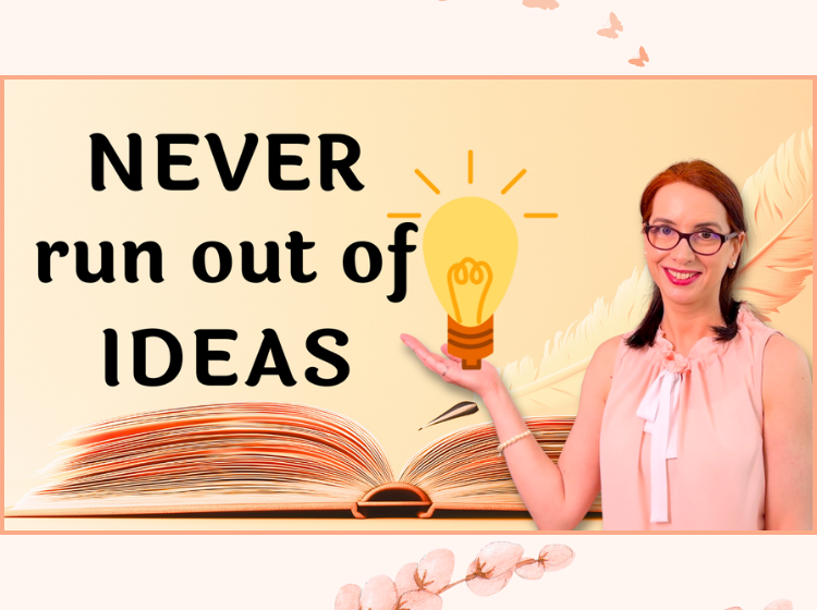 How to get book ideas - creative inspiration for writers from the writing muse