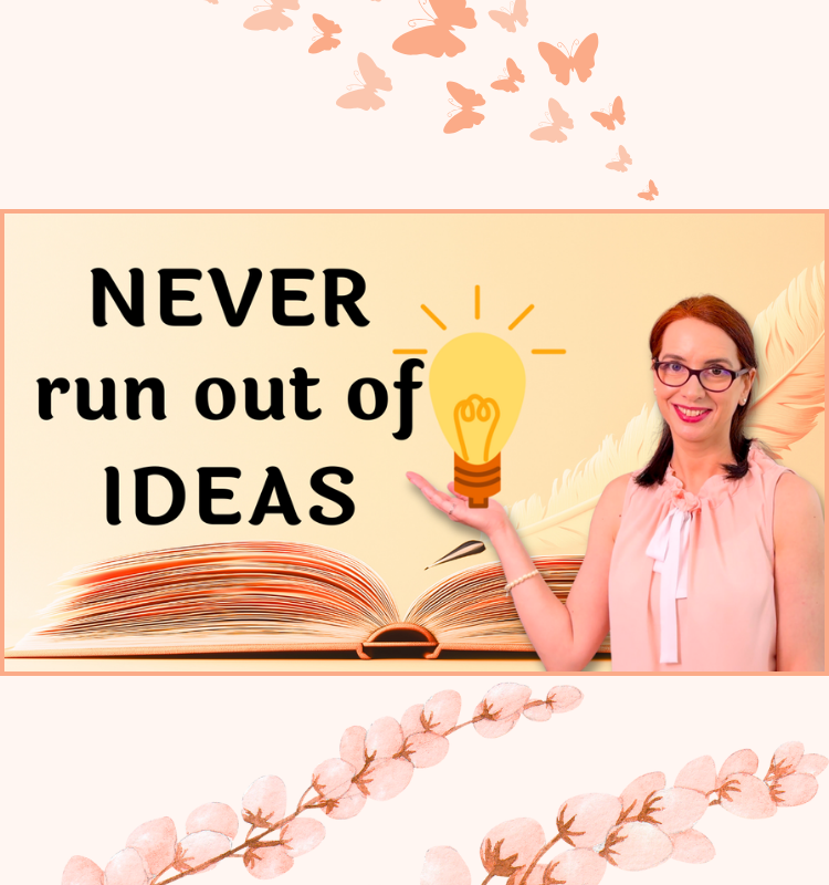 How to get book ideas - creative inspiration for writers from the writing muse
