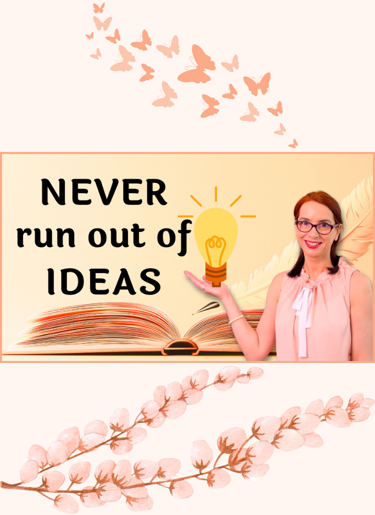 How to get book ideas - creative inspiration for writers from the writing muse