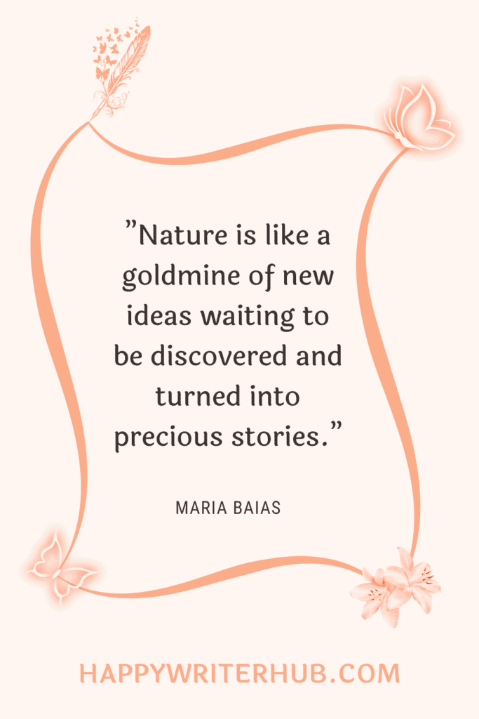 Writing inspiration from nature for your stories