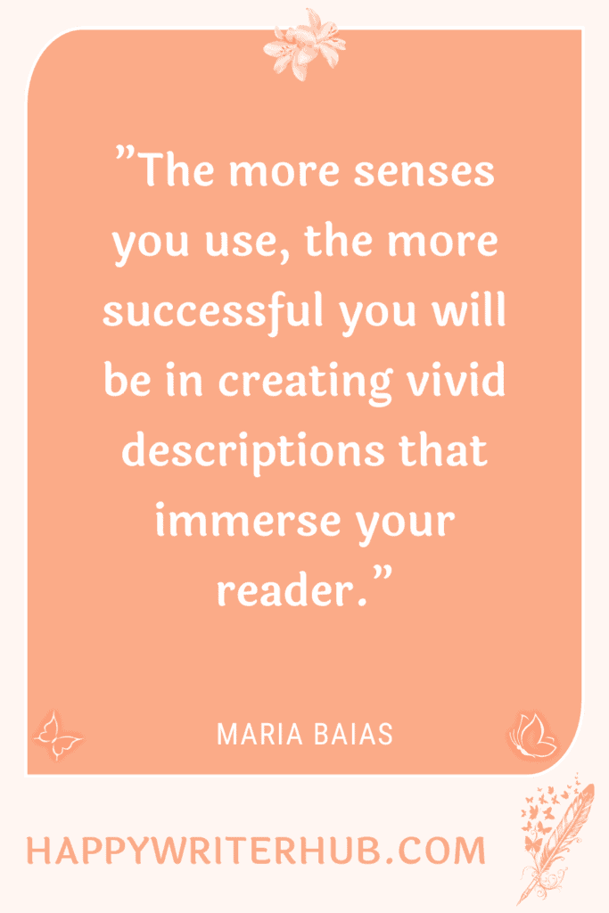 Writing inspiration from nature - tips for show don't tell