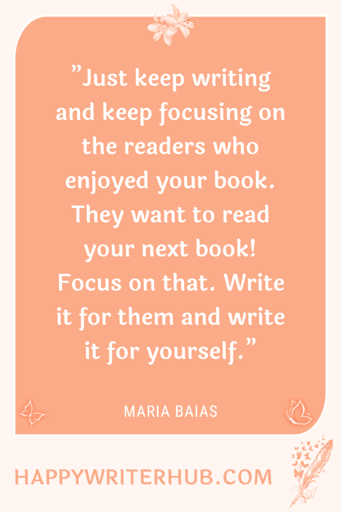 Writing without external validation - keep writing consistently