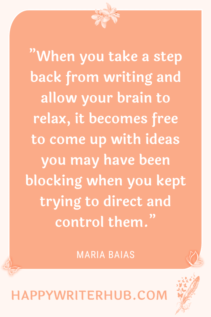 Traveling provides fresh story ideas and unblocks creative blocks