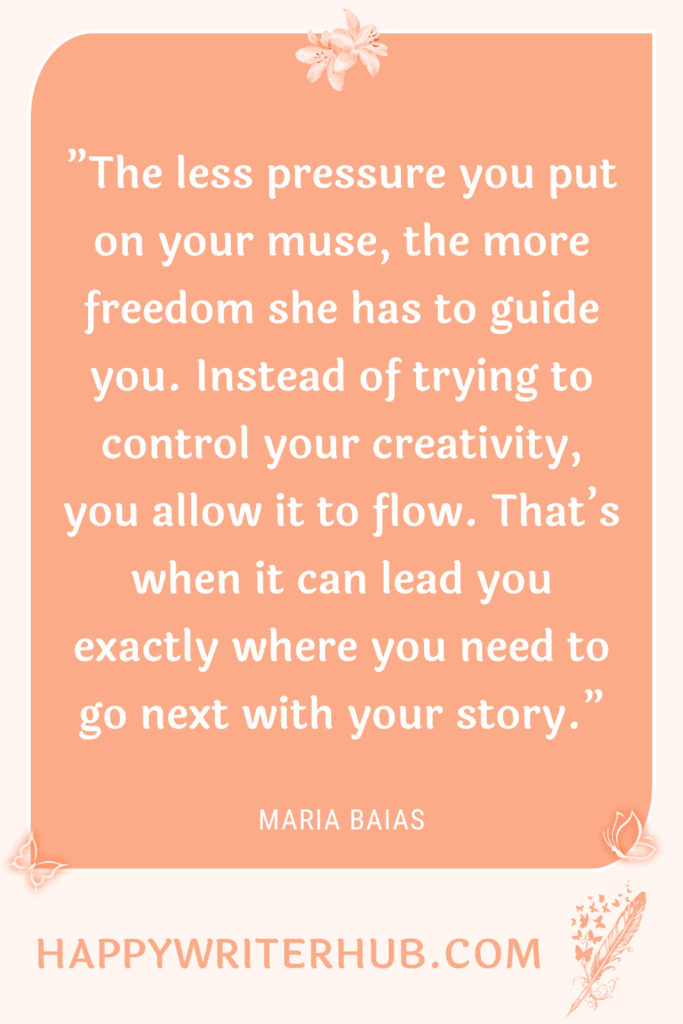Creative flow when writing a book