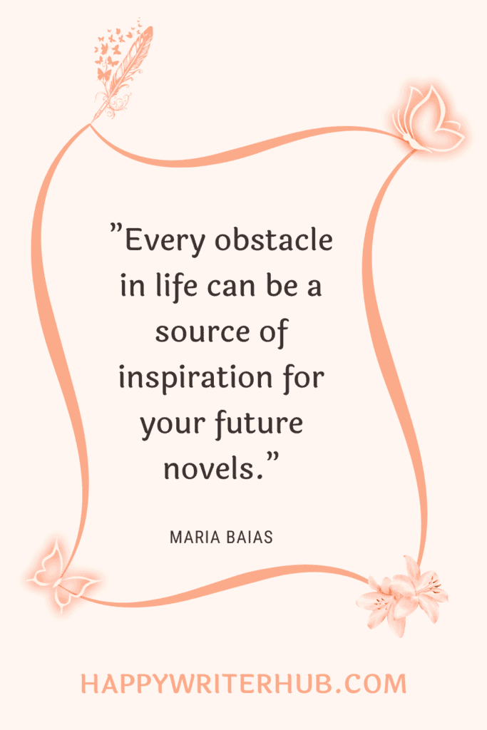 Turn Life's Obstacles into Novel Ideas