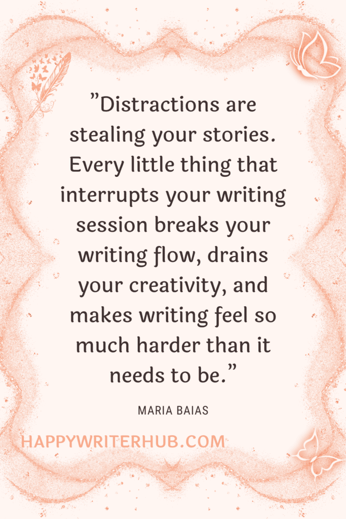 Distractions are stealing your stories