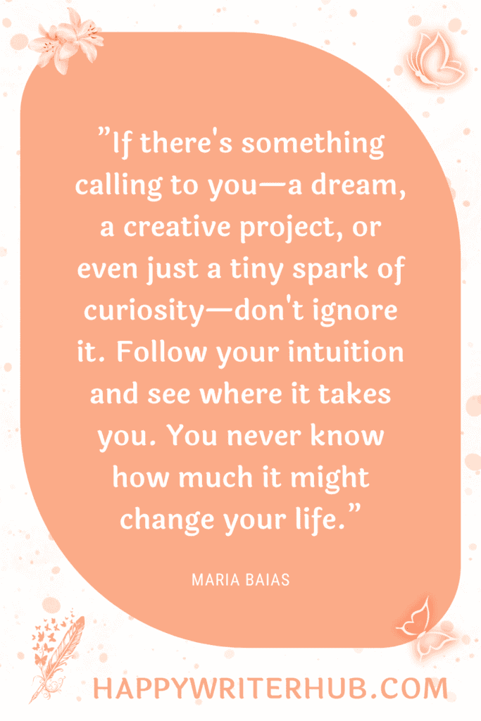 Follow Your Intuition and See Where It Leads