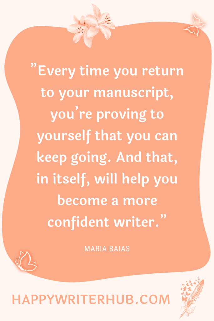 How to Become a More Confident Writer by Keeping Going
