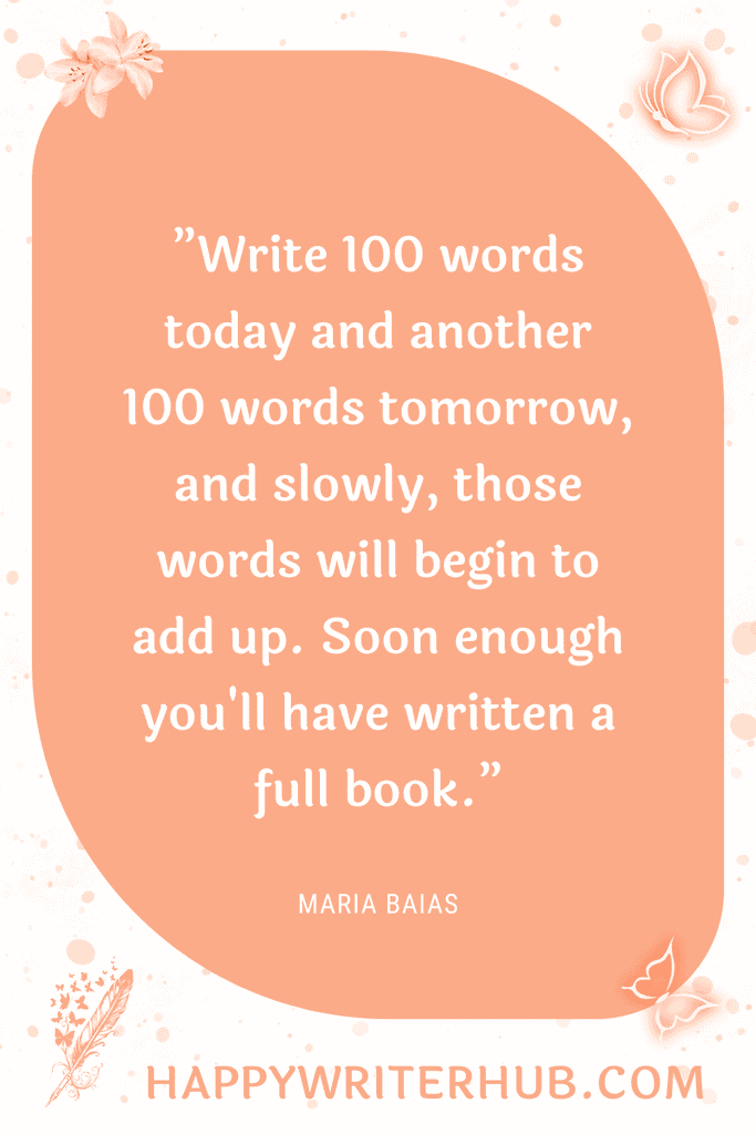 Write Your First Book 100 Words at a Time