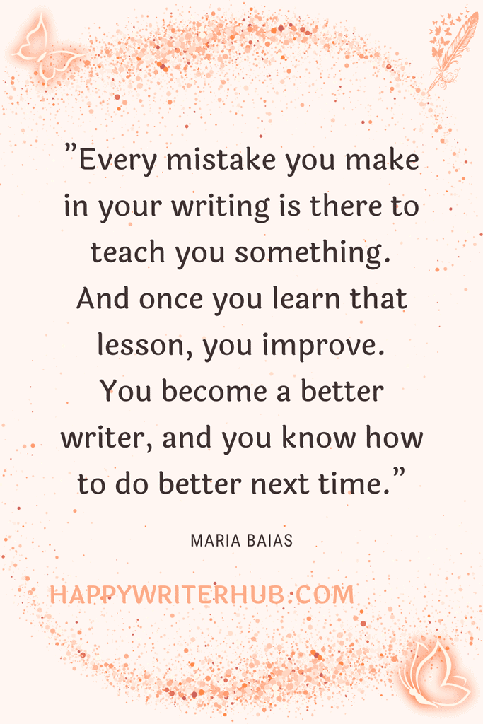 Writing Mistakes Help You Become a Better Writer