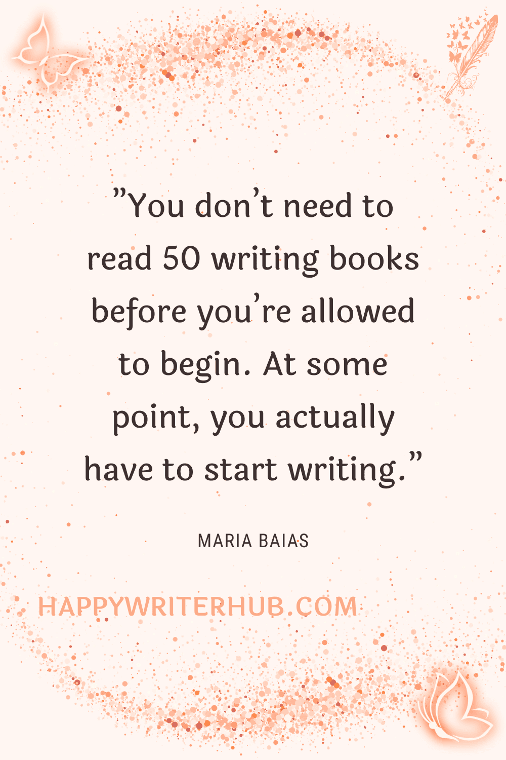 New Writer Advice - Stop Preparing and Start Writing